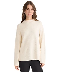 Jones New York Petite Mock Neck Sweater