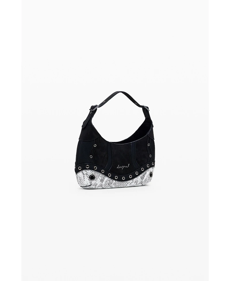 Desigual Women's Small studded snake bag