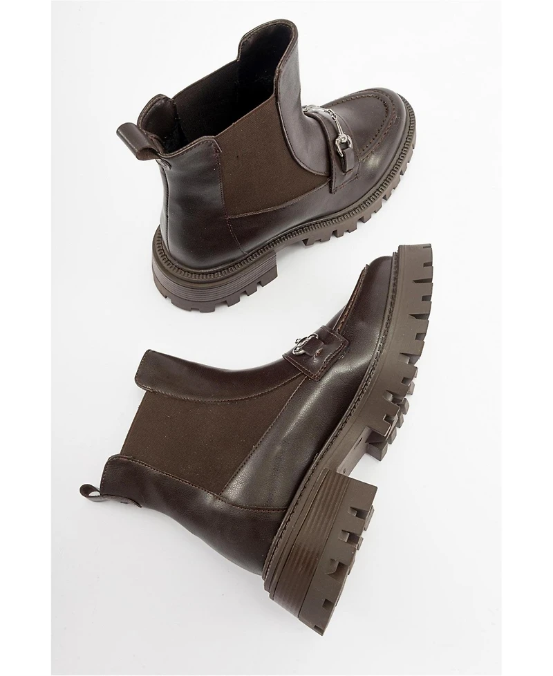 Prologue Shoes Vesper Buckled Chelsea Boot (Women)