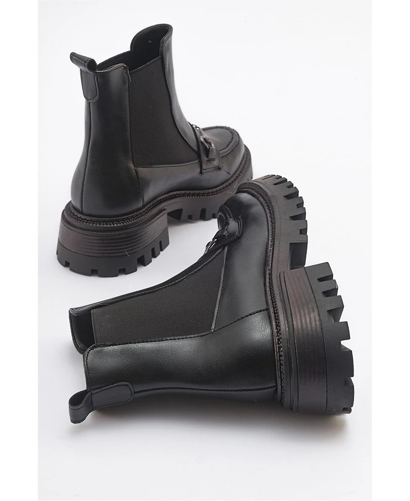 Prologue Shoes Vesper Buckled Chelsea Boot (Women)