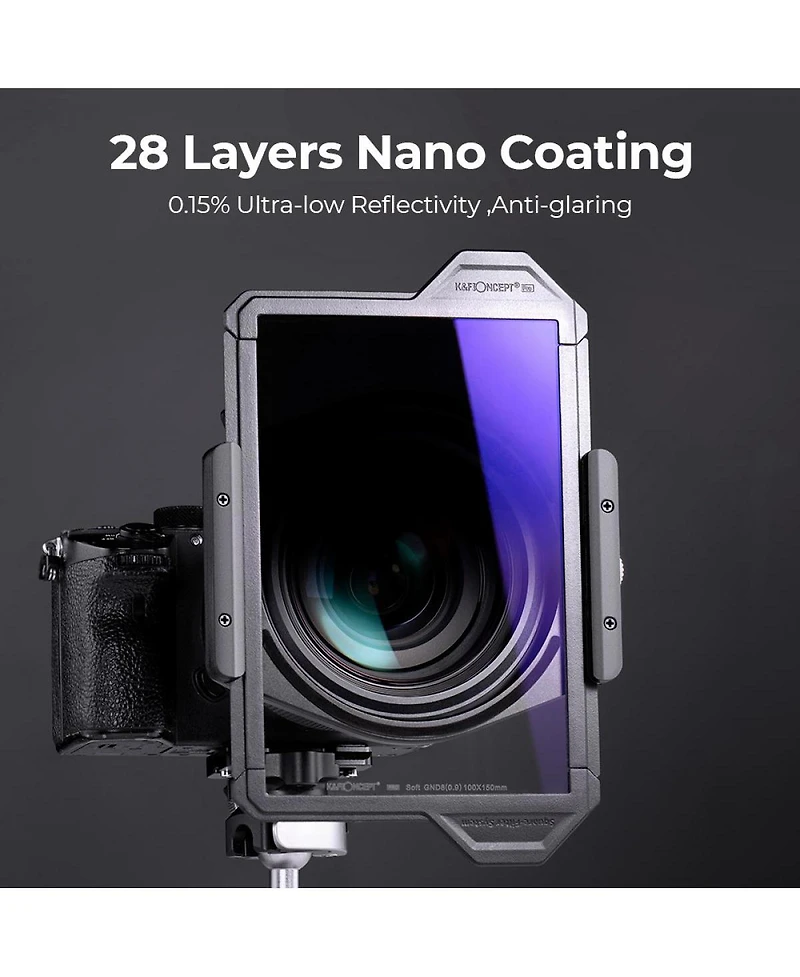 K&F Concept X-pro 100x150mm Hard GND8 Square Filter