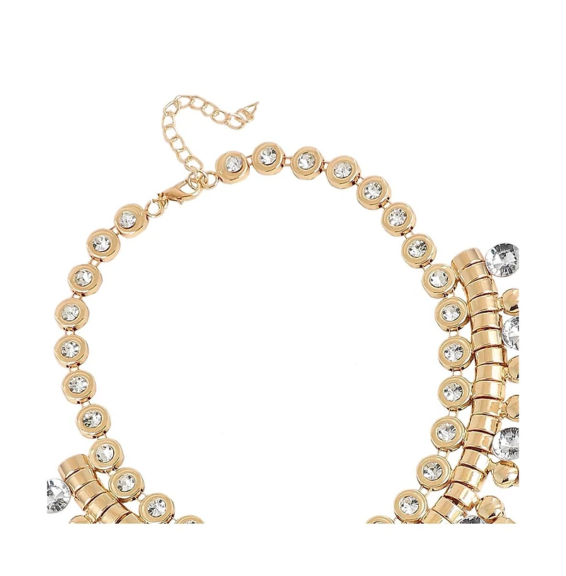 Sohi Chunky Stone Statement Necklace