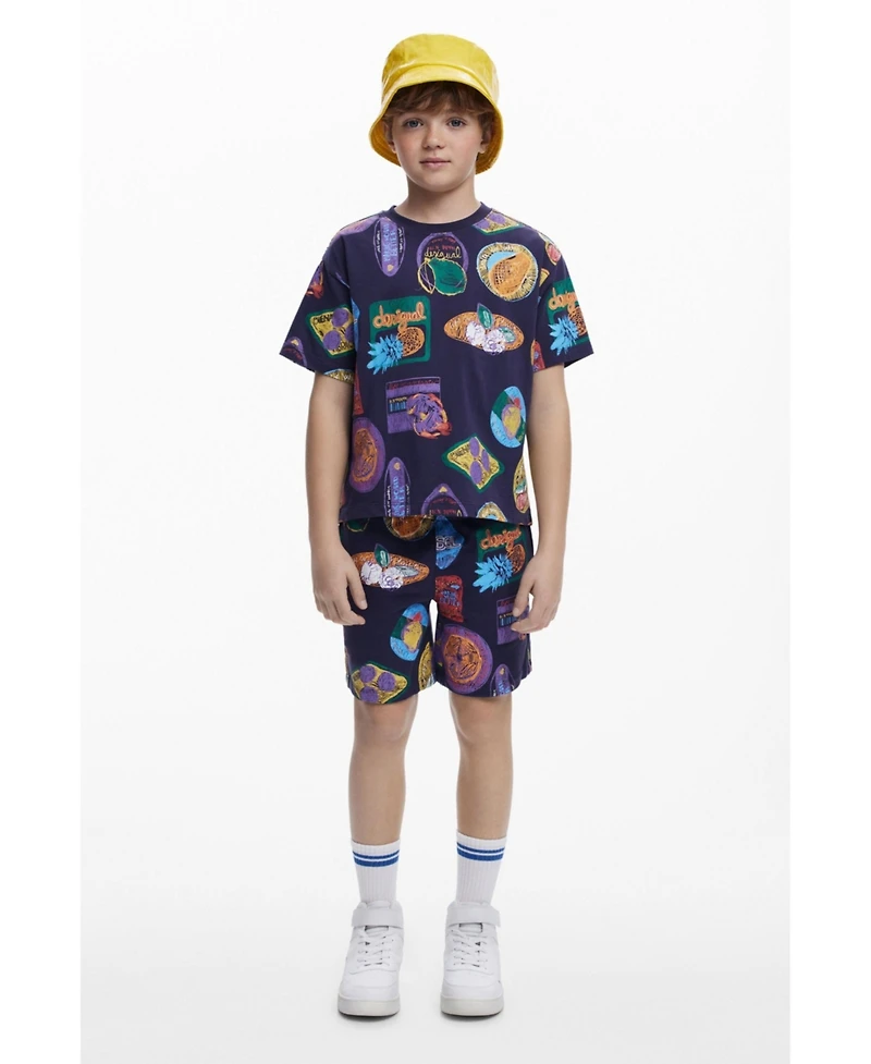 Desigual Boys Boys's Short-sleeve stamp T-shirt