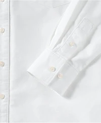 Lands' End Plus Oversized Oxford Button Front Shirt