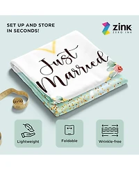 Zink Wedding Photo Backdrop