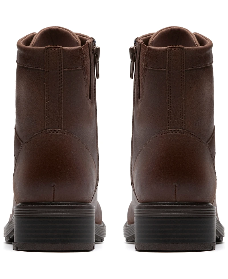 Clarks Collection Women's Hearth Parker Block Heel Booties