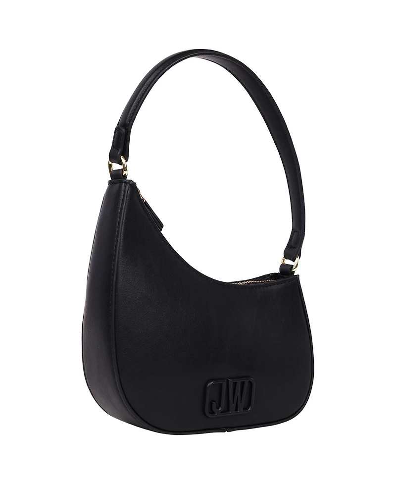 Jason Wu Smooth Pu Shoulder Bag with Tonal 3D Logo