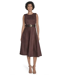 Calvin Klein Women's Belted Midi Dress
