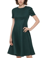Calvin Klein Women's Fit and Flare Short Dress