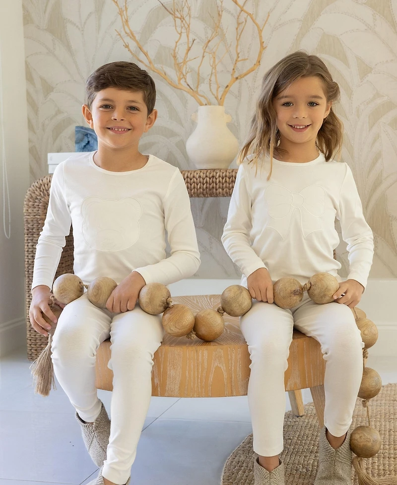 NoggiWear Little Boys Little/Big Puffy Bear Loungewear Set