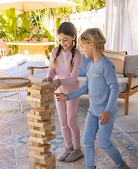 NoggiWear Kids Ribbed Cotton Loungewear Set