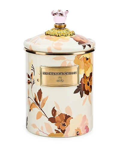 MacKenzie-Childs Wild Rose Canister