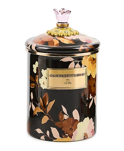 MacKenzie-Childs Wild Rose Medium Canister