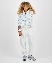 Hippie Rose Juniors' Sherpa Cargo Jogger Pants