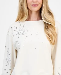 I.n.c. International Concepts Petite Embellished Sweatshirt, Macy's Exclusive