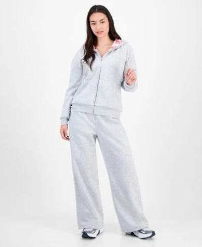 Ultra Flirt Juniors Full Zip Faux Fur Lined Hoodie Faux Fur Lined Sweatpants