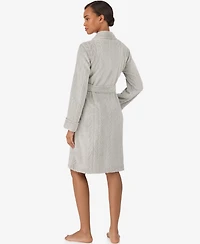 Lauren Ralph Women's Long Sleeve Shawl Collar Short Robe