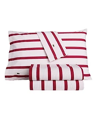 Lacoste Archive 200-Thread Count Cotton -Pc. Sheet Set