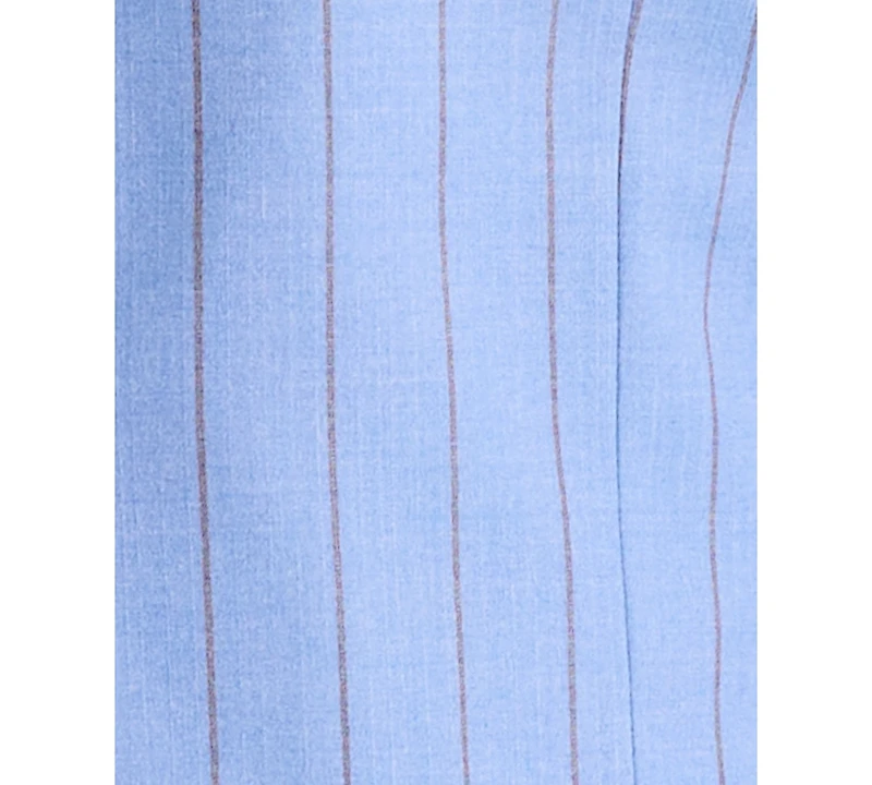 Tayion Collection Men's Classic-Fit Blue Stripe Suit Separates Jacket