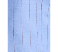 Tayion Collection Men's Classic-Fit Blue Stripe Suit Separates Jacket