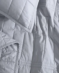 Closeout! Calvin Klein Washed Percale Solid Cotton -Pc. Quilt Set