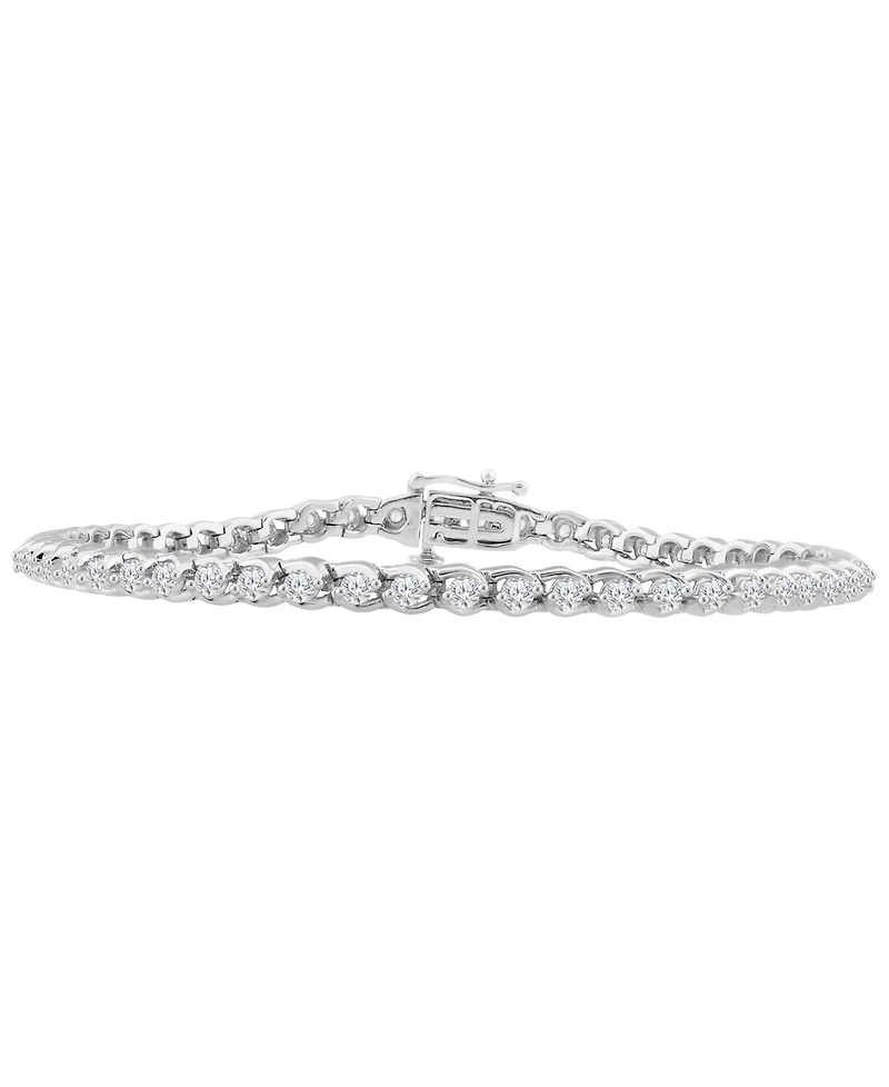 Diamond Bracelet (2 ct. t.w.) in 14K White Gold