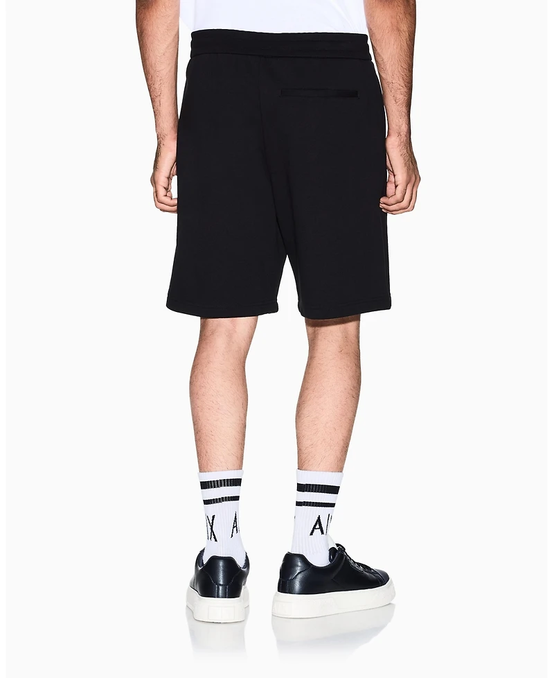 A|X Armani Exchange Men's Milan Ny Fleece Shorts
