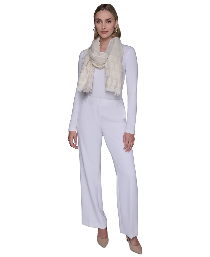 Karl Lagerfeld Paris Eyelash Fringe Neck Wrap