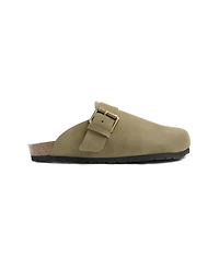 Sheep Lined Strap Detail Clog