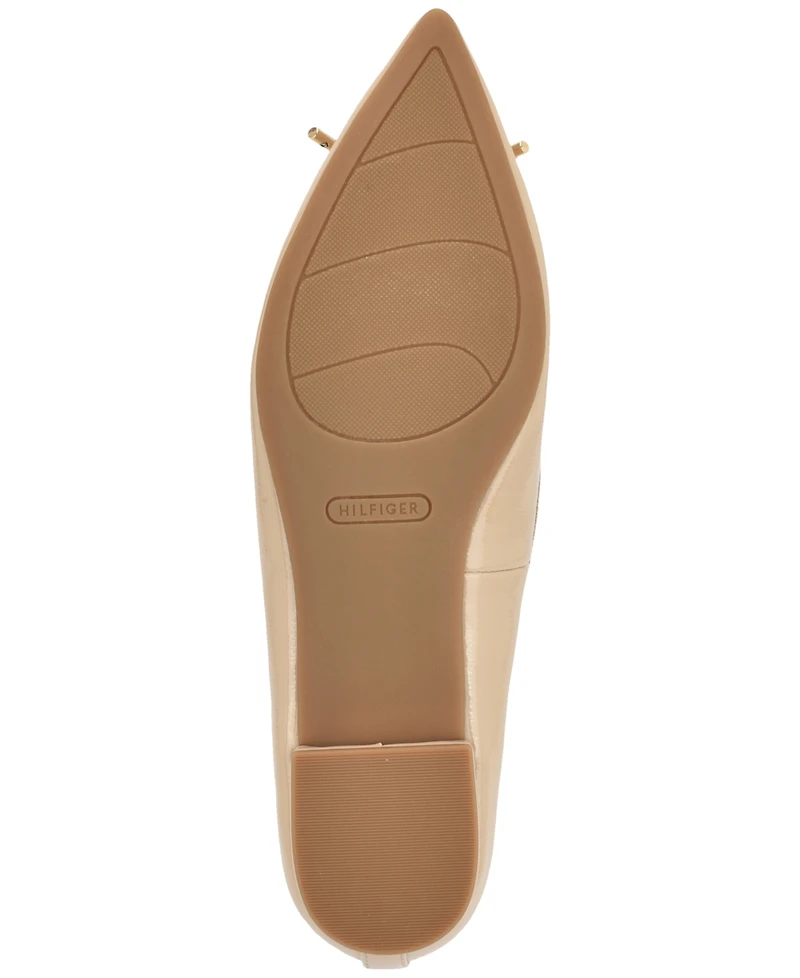 Tommy Hilfiger Women's Kimio Pointed Toe Slip-On Ballet Flats