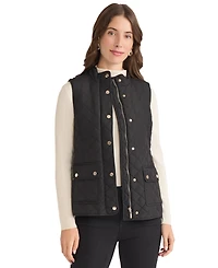 Jones New York Women's Patch Pocket Vest Jacket