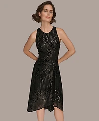 Donna Karan New York Women's Sleeveless Sequin Dress