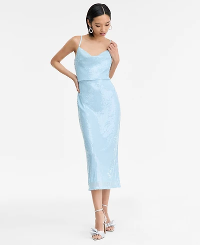 I.n.c. International Concepts Women's Sleeveless Sequin Dress, Macy's Exclusive
