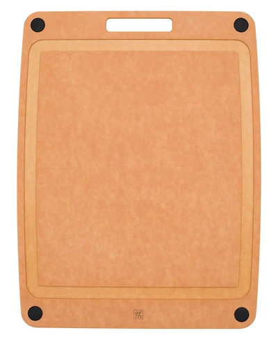 Zwilling Plant Fiber 17x13" Natural with Juice Grooves and Silicone Feet Cutting Board
