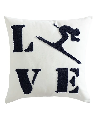 Eddie Bauer Love Ski Decorative Pillow, 20" x 20"