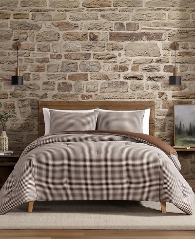 Eddie Bauer Harrison Cotton Reversible 3-Pc. Comforter Set, Full/Queen