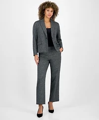 Kasper Womens Herringbone Jacket Pants