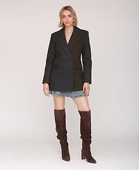 Avec Les Filles Women's Collar Jacket