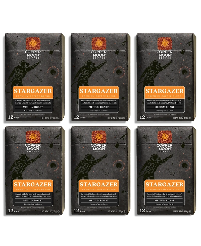 Copper Moon Coffee Stargazer Blend Single Serve Coffee Pods, 72 Count