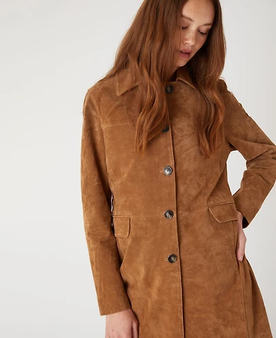 Blank Nyc Women's Collared Trench Coat
