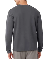 Lacoste Men's Small Croc Thermal Long Sleeve T-Shirt