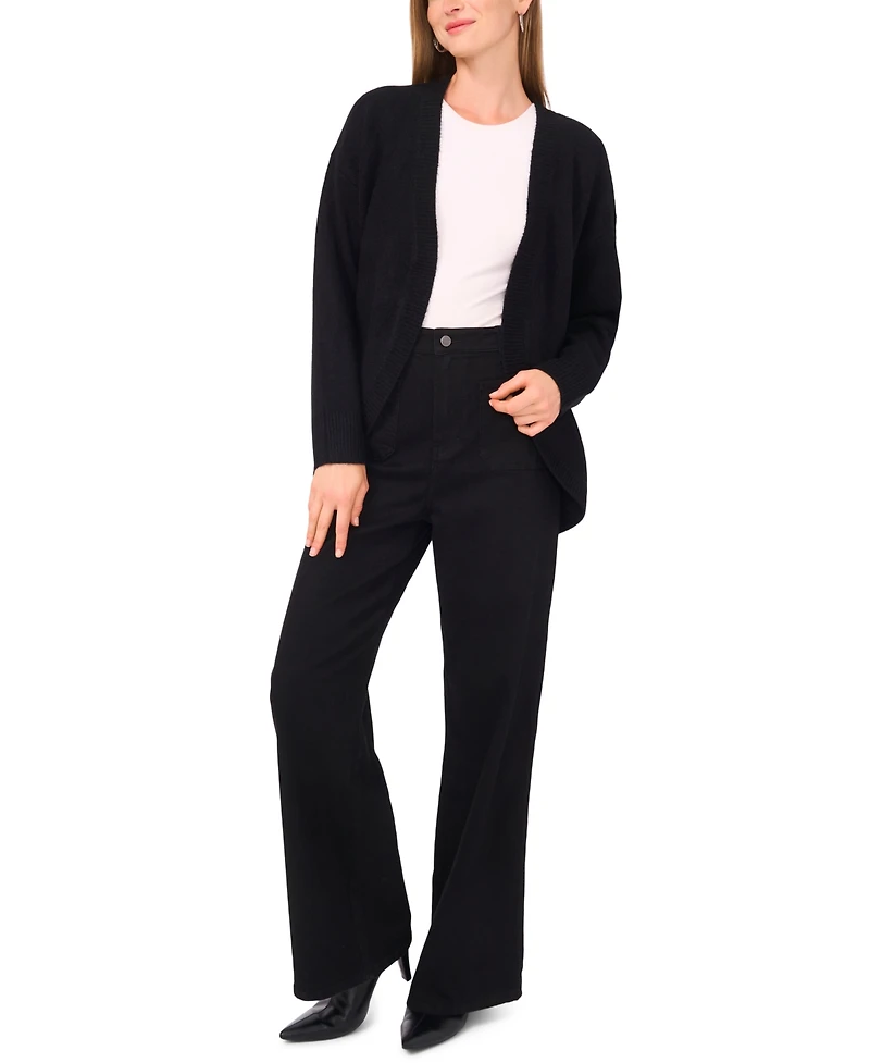 Vince Camuto Women's Cozy Open Cardigan Long-Sleeve Sweater