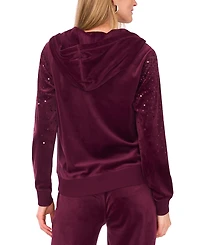 Vince Camuto Women's Long Sleeve Zip-Front Hoodie Jacket