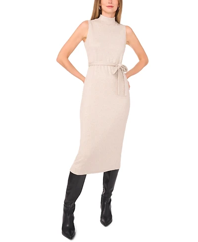 Vince Camuto Women's Mock Neck Sleeveless Dress