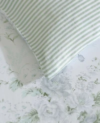Laura Ashley Arundel Sateen 3-Pc. Duvet Cover Set