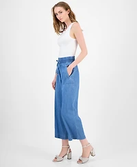 Tommy Hilfiger Women's Chambray Drawstring-Waist Pants