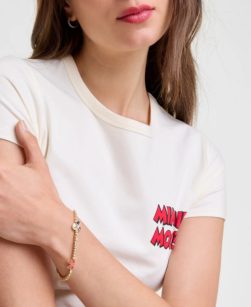 BaubleBar Disney | Macy's Minnie Mouse Tennis Bracelet, Created for Macy's