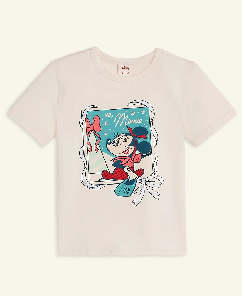 Disney | Macy's Girls 2T- 6X Minnie Mouse Graphic Tee, Exclusive