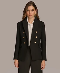Donna Karan New York Women's Double Breasted Buttoned Blazer