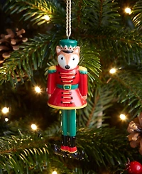 Spode Kit Kemp Christmas Bell Fox Nutcracker Ornament